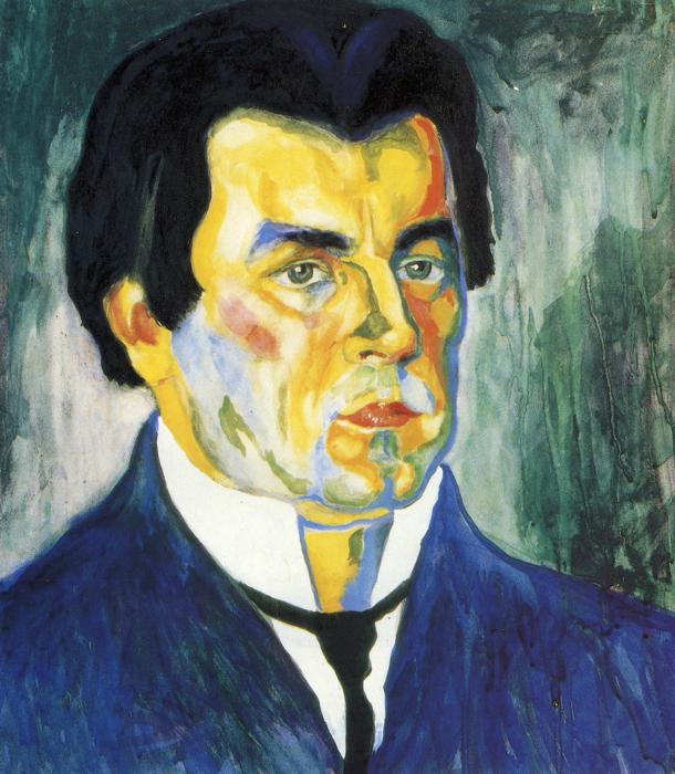 Oil painting:Self-Portrait. 1908