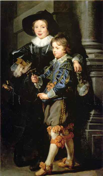 Oil painting for sale:Albert and Nicolaas Rubens, 1625