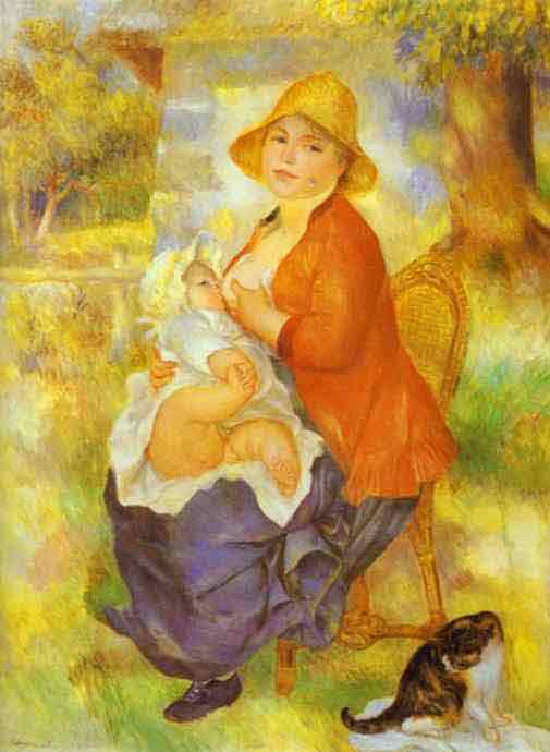 Mother Nursing Her Child (Aline and Pierre). 1886