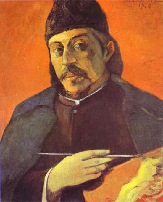 Oil painting:Self-portrait. 1891