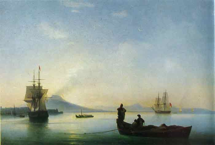 Oil painting for sale:The Bay of Naples, 1843