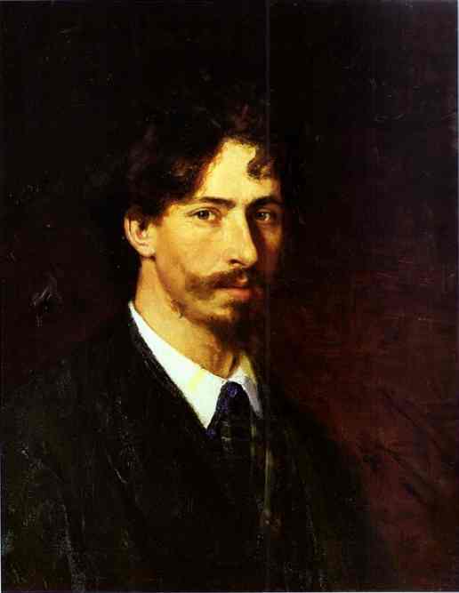 Oil painting:Self-Portrait. 1878