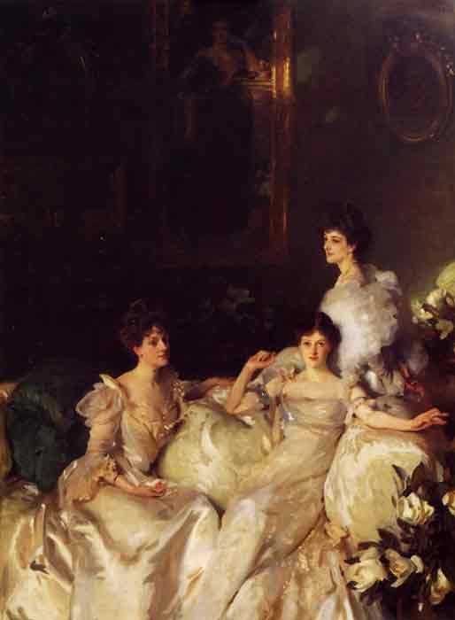 Oil painting for sale:The Wyndham Sisters, 1899