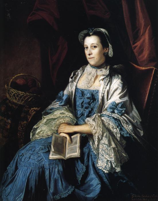 Oil painting:Gertrude, Duchess of Bedford. 1756