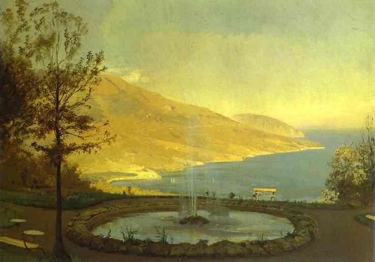 Oil painting:View from Eriklik. Study. 1872