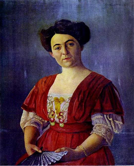 Oil painting:Portrait of Mme Georges Haasen. 1908