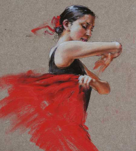 Flamenco in Red