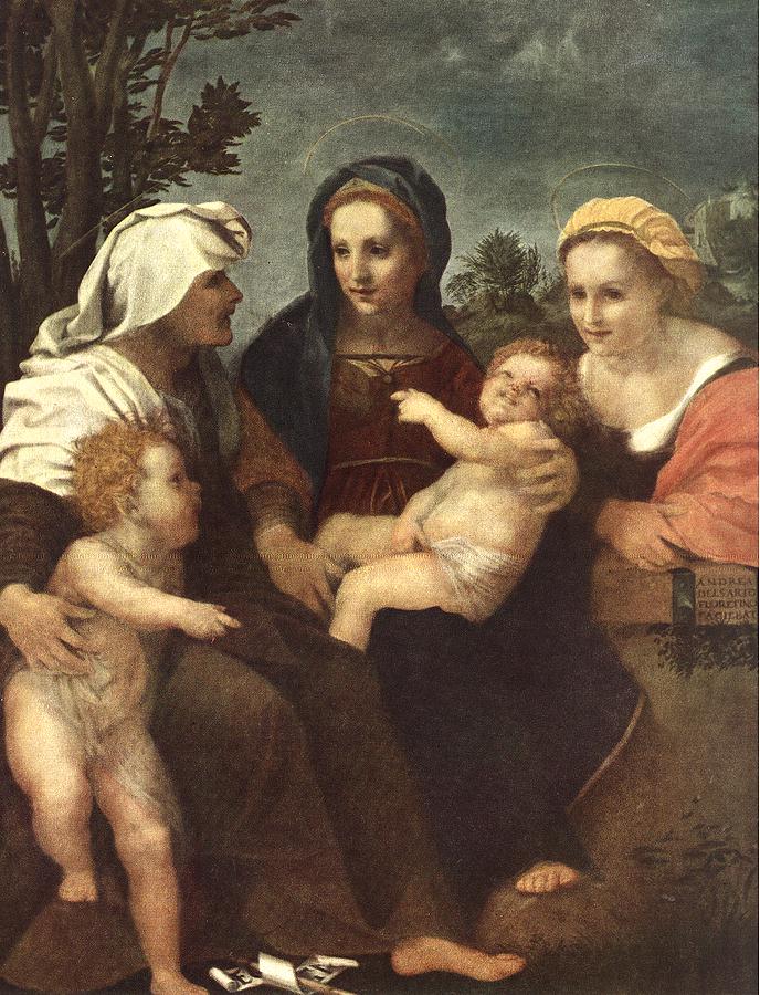 Madonna and Child with Sts Catherine