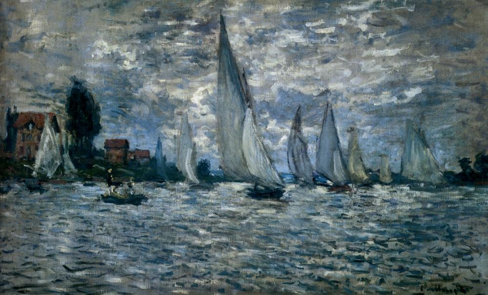 The Boats Regatta At Argenteuil