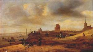 Coast at Scheveningen 1680s