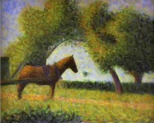 Horse in a Field. c. 1882.