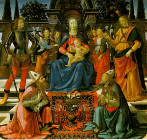 Madonna Enthroned with Saints, 1484