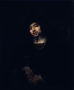 Portrait of a young man sitting