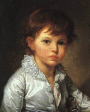 Portrait of Count Stroganov as a Child 1778