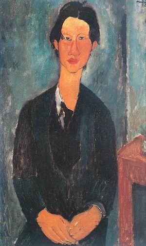Portrait of Soutine Sitting at a Table 1916