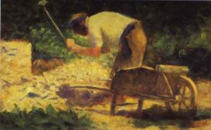 Rock-Breaker with a Wheelbarrow. c. 1882.