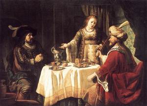 The Banquet of Esther and Ahasuerus 1640s