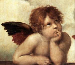 The Sistine Madonna (detail) 1513-14