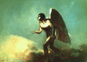 The Winged Man (The Fallen Angel) before 1880