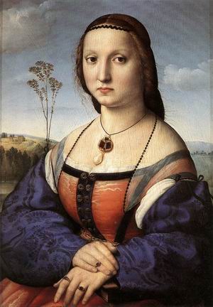 Portrait of addalena Doni 1506