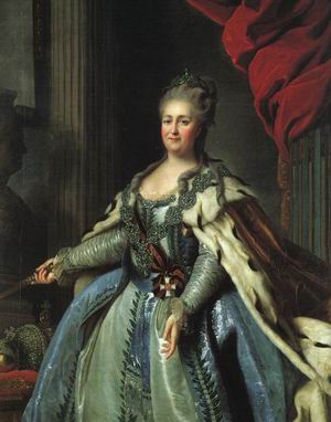Portrait of Catherine II, 1770