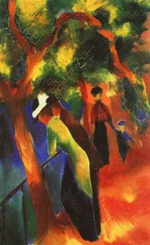 Sunlight Walk (Sonniger Weg) 1913