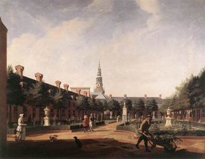 The Courtyard of the Proveniershof c. 1735