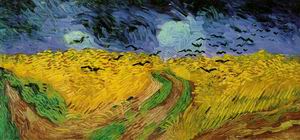 Wheat Field Under Threatening Skies 1890