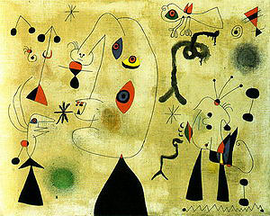 Figures, Birds, Stars, 1-3-1946