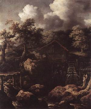 Forest Scene with Water-Mill c. 1650