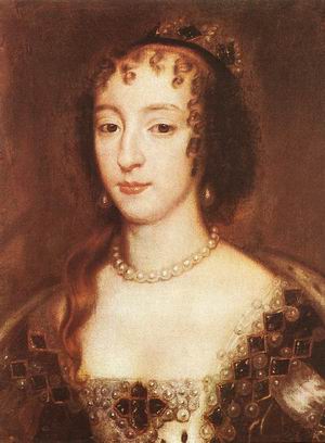 Henrietta Maria of France, Queen of England 1660