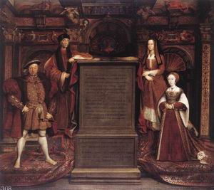 Henry VII, Elizabeth of York, Henry VIII, and Jane Seymour 1667