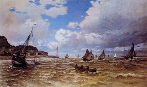 Mouth of the Seine at Honfleur 1865