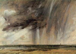 Rainstorm off the Coast at Brighton c.1824-28