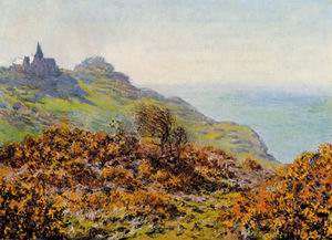 The Church at Varengeville and the Gorge of Les Moutiers 1882