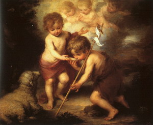 The Holy Children with a Shell 1678