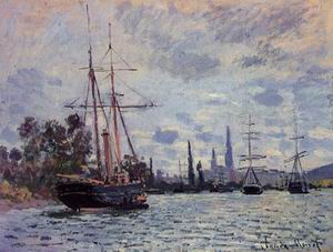 The Seine at Rouen 1873