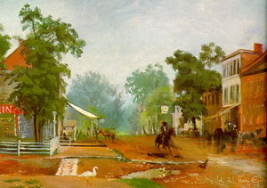 Village Street in Woodstock, Virginia, 1867