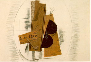 Violin and Pipe,Le Quotidien 1913