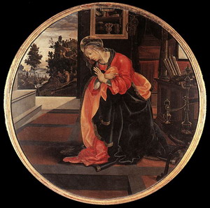 Virgin from the Annunciation 1483-84