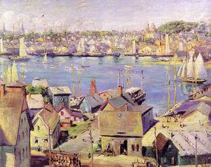 Gloucester Harbor 1918