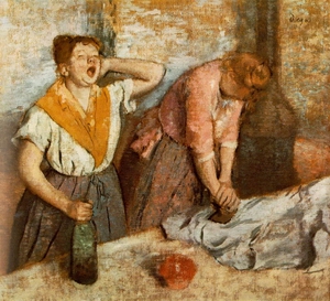 Les repasseuses (Women Ironing) 1884