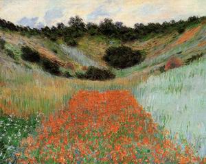 Poppy Field in a Hollow near Giverny 1885