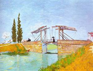 Drawbridge with a Lady with a Parasol, 1888