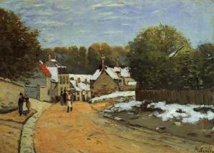 Early Snow at Louveciennes. 1871-2