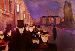 Evening on Karl Johan 1892