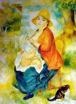 Maternity-Boby at the Breast,third Version,1886