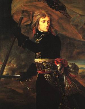 Napleon Bonaparte on Arcole Bridge