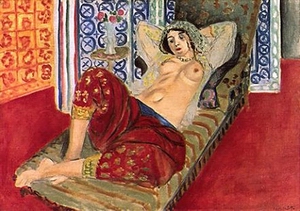 odalisque with red culottes, 1921