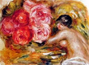 Roses and Study of Gabrielle,c. 1907